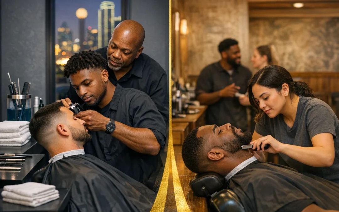 Barber training Dallas Houston Texas barbershop culture Career Schools of Texas