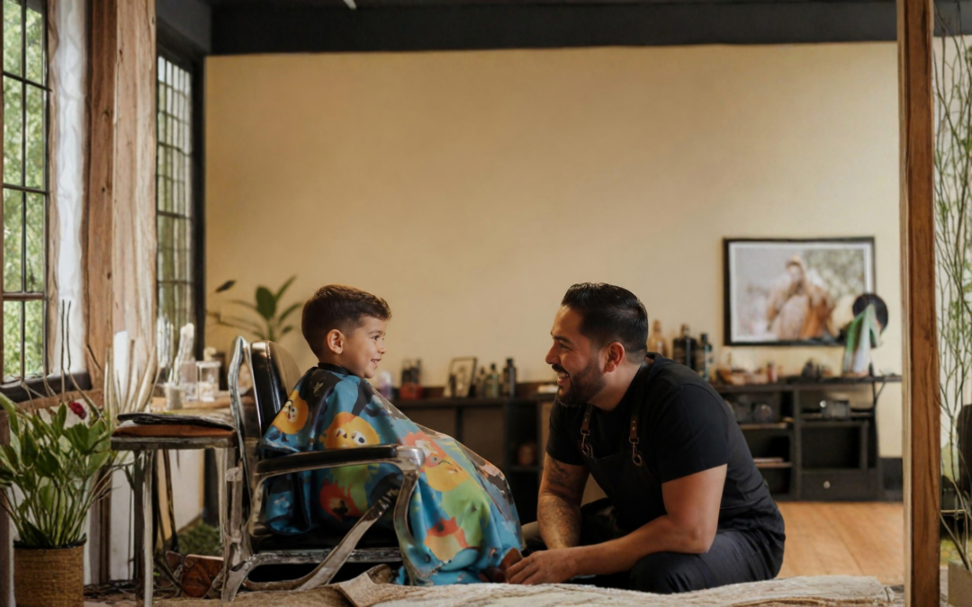 Kids haircuts barber Texas Career Schools of Texas